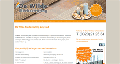 Desktop Screenshot of dewilde-sierbestrating.nl